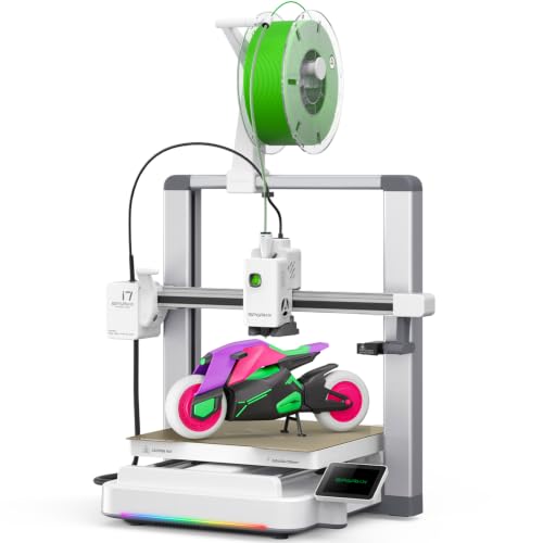 Creality SPARKX i7 3D Printer Multi Color 3D Printing 500mm/s High Speed 95% Pre-Assemble AI Photo 3D Printing RGB Light Smart AI Camera Auto-Leveling Essential Parts Low Noise 10.24×10.24×1