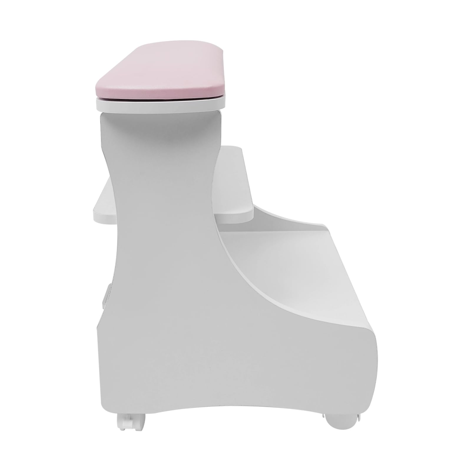 Chariot de Manucure à 3 Niveaux avec Bain de Pieds - Spa Portable avec Tiroirs et 4 Roulettes - Capacité de Charge 20 kg