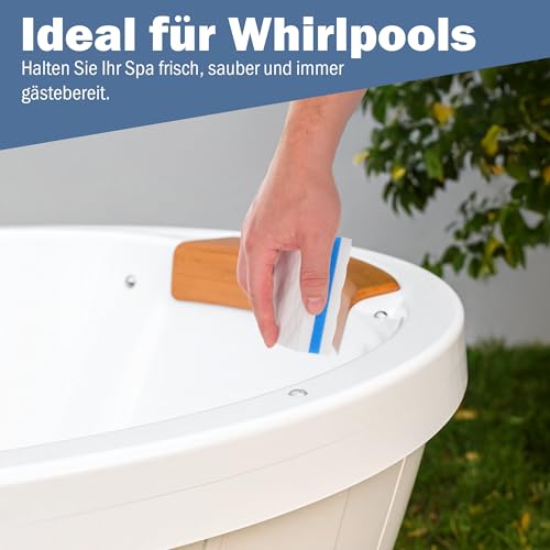 AQUAVERITY Whirlpool-Reinigungsschwämme – 5er-Pack Spa-Reinigungszubehör für Whirlpools, Schwimmbäder – Langlebige, Wiederverwendbare Pool-Reinigungsschwämme – Pool-Schmutz- und Schmutzentferner