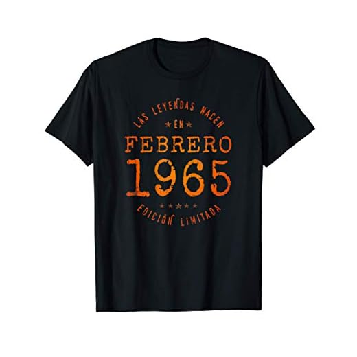 Las Leyendas nacen en Febrero de 1965 - Regalo de 56 años Camiseta
