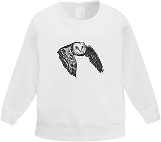 Azeeda 'Owl In Flight' Kid's Sweatshirt/Jumper (3-4 Years) (KW00012499)