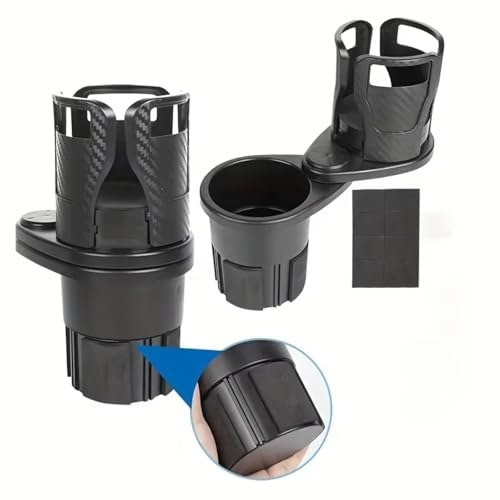 Porte-gobelets double extensible pour voiture intégrant un diffuseur d'aromathérapie