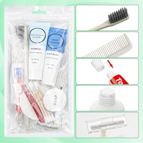 Toiletry Kits Homeless Personal Hygiene Care Package in Bulk (20 Pack) - Image 2