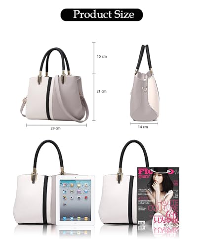 Image of SYGA Women'S Crossbody Bag, Top Zip Closure And Adjustable Shoulder Strap Pu Leather Handbag