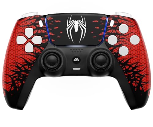 MODDEDZONE Original Custom UN-Modded Wireless Controller for Playstation 5 Controller/Compatible with PS5 Controller Web