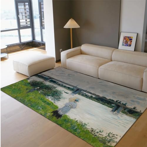 Tapis Claude Monet d'exception 90x150cm impression haute définition - 3