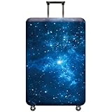 GOXUNYUAN Gepäckabdeckung, waschechter Schutzkoffer-Cover - Reise-elastischer Spandex-Koffer-Protector Für Gepäckstücke mit 19 bis 30 Zoll