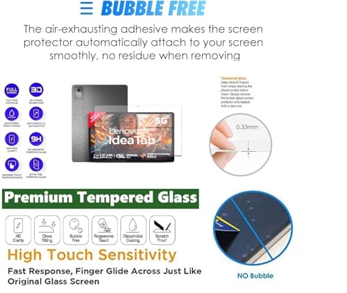 Image of Bigil Tablet Tempered glass Screen Protector Guard for Lenovo Idea Tab 11 inch