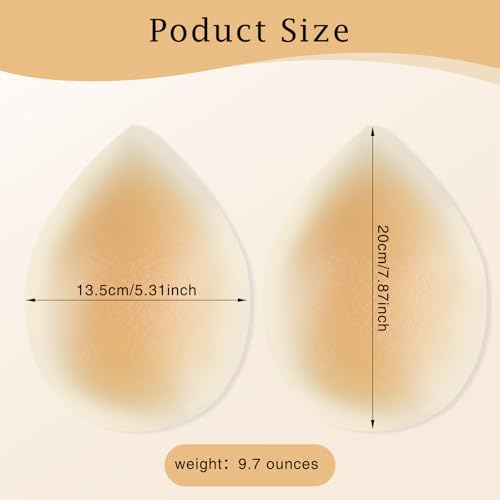 2 Pcs Hip Pads for Women, Self-Adhesive Silicone Hip Enhancer Yellow2