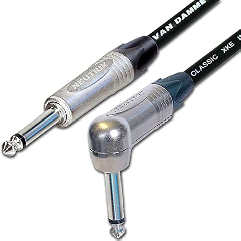 Van Damme Guitar Effects Pedal Cable with Neutrik Connectors Cover