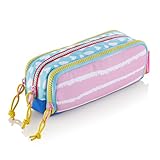 Miquelrius - Estuche Escolar, Portatodo Triple, Fabricado con Botellas recicladas, Cierre Cremallera, Organiza tu Material Escolar para la Vuelta al Cole, ARP Combi