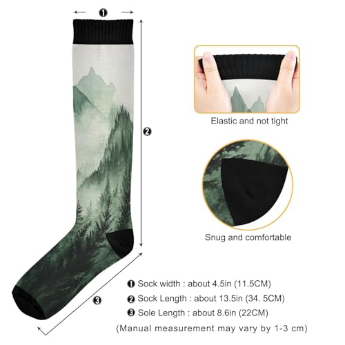 Image of Pigsaly Ceramic Mugs Coffee Cups Womens Knee High Socks Love Compression Socks Athletic Tube Sock Outdoor Sport Socks