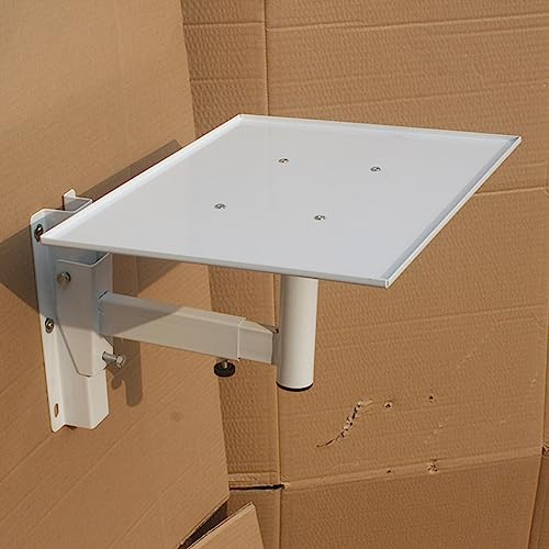 Soporte universal blanco para proyector, soporte de pared para proyector, bandeja para altavoz miniatura 6