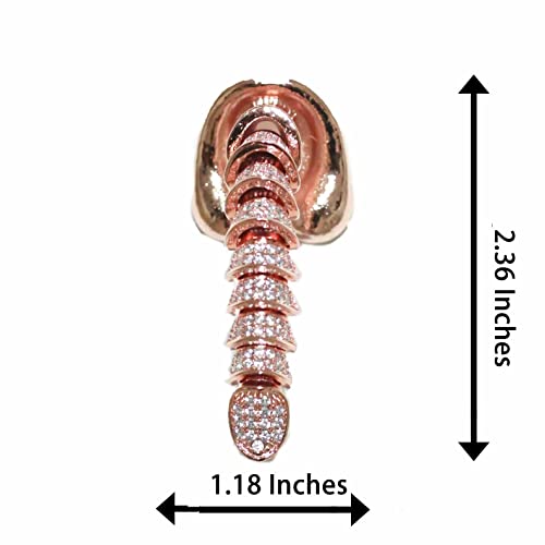 Vrogadso Funny Necklace Funny Necklace Including 21.8 Inch Chain and 1 Inch Pendant2