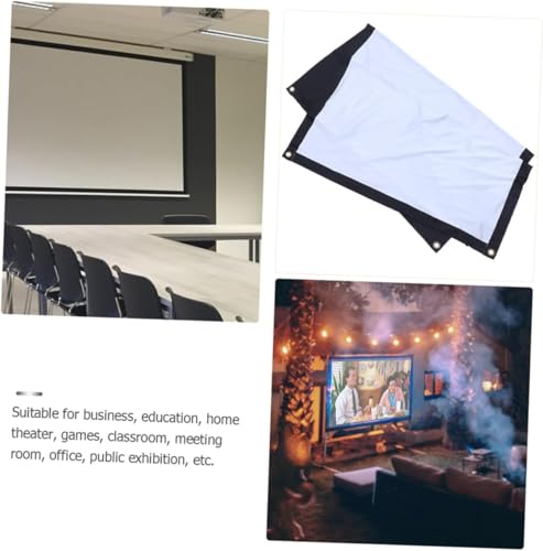 Pantalla de proyector plegable poliéster 84 pulgadas 16:9 miniatura 3
