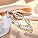 Sterling Silver Bangle Bracelets for Women,Fashion Jewelry Simple Adjustable 925 Silver Cuff Bangles for Women Mom Wife Valentine Mothers Day Gift