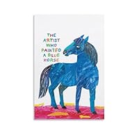 Amazon.co.jp: Eric Carle エリック・カール版画『青い馬を描いた芸術