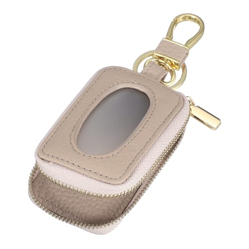 Funda para llavero de coche en piel auténtica para mando inteligente universal