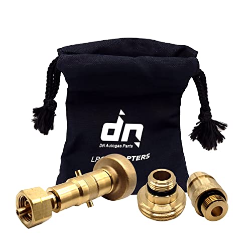 DN Autogas Parts LPG GPL Lot d'adaptateurs de recharge pour bouteille de gaz M22 pour toutes les régions européennes ACME DISH EURONOZZLE BAYONET avec sac