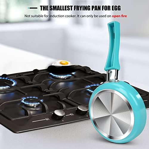 MASTERTOP 16 Piece Non-Stick Cookware Set, Induction Pot and Pan Sets with Glass Lids and Stay Cool Grip, Including 2 Frying Pans, 2 Stock Pots and 2 Milk Pans and 10 Kitchen Utensils