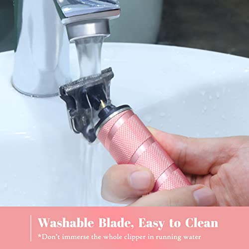 Ufree Hair Trimmer For Women, Bikini Trimmer Electric Razors Shaver For Women Grooming, Waterproof Hair Clippers Hair Cutting Kit, Gifts For Women (Rose Gold) #TOP6