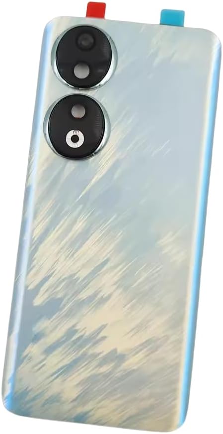 for Huawei Honor 90 (REA-AN00) – Compatible Replacement Battery Back Cover Rear Housing Case with Camera Lens (Peacock Blue)