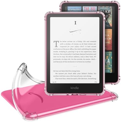 MoKo Case for 7" Kindle Paperwhite 12th Gen 2024 & Kindle Colorsoft, Clear