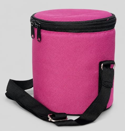 Image of Insulated Lunch Bag, Polyester, Water Resistant, Classic Style, for Office, School and Travelling, 1 Litre (Without Containers, Size-6.5 X 6 X 6)