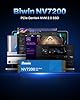 Biwin NV7200 Disque SSD Interne PCIe 4.0 NVMe: M.2 2280 pour PC, Vitesse de Lecture jusqu'à 7200 Mo/s, Compatible PS5 pour Jeux, Ordinateur Portable et Ordinateur de Bureau (2to)
