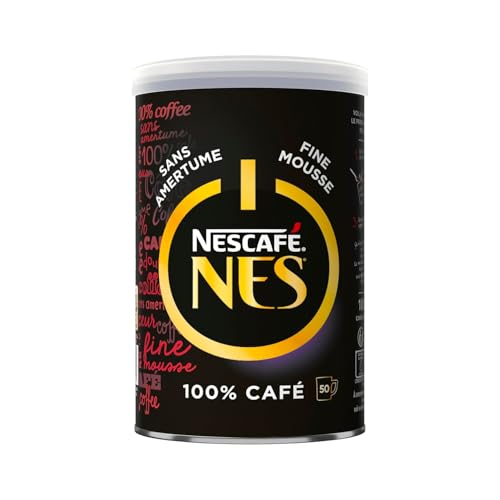 NESCAFE Nes - Café Soluble Instantané - Grains Robusta - Boîte De 100 g