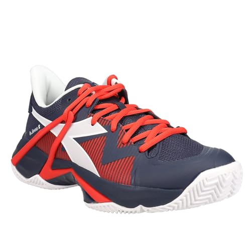 Image of Diadora Mens B.Icon 2 Ag Tennis Sneakers Shoes - Red, Yellow