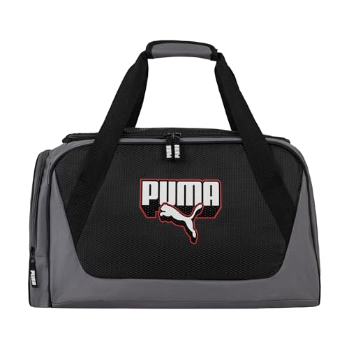 PUMA Form Factor Duffel Bag Black Cool Dark Grey Red One Size - image 1