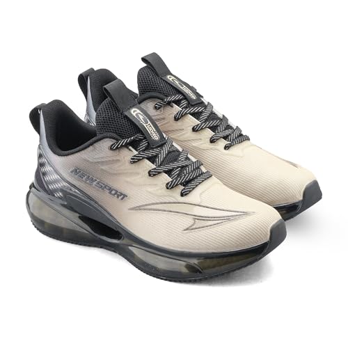 Image of ASIAN Quantum-27 Men's Sports Running Shoes with See-Through Air Sole, Memory Foam Comfort, Breathable Knit Upper & Stylish Athletic Performance Design