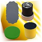  10 x Schleifblüten + Polierschwamm + Schleifblütenhalter + Polierteller