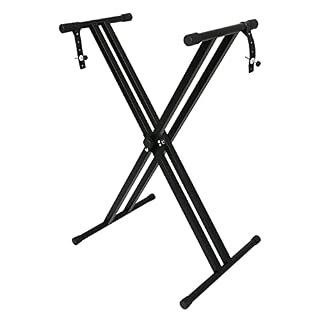 Support de clavier de piano, support universel pliable pour clavier de piano en X en métal robuste avec capuchons en caoutchouc antidérapants pour clavier MIDI de piano numérique - Les Beatles, Paul McCartney, John Lennon, RIngo Starr, George Harrison Support de clavier de piano, support universel pliable pour clavier de piano en X en métal robuste avec capuchons en caoutchouc antidérapants pour clavier MIDI de piano numérique – Image 3