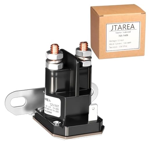 JTAREA 725-1426 Anlasserrelais Starterrelais Magnetschalter 12V 812-1211-211 Anlasser Relais Starter Solenoid Rasenmäher Ersatzteile für MTD 925-1426 925-1426A 725-1426A 725-0771 925-0771