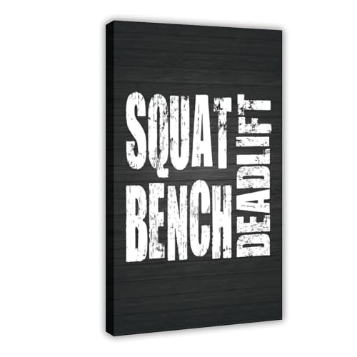 Poster de motivation sport et maison format compact 30 x 45 cm