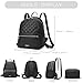BESMART Cute Leather Small Quilted Backpack for Women, Mini Backpacks Casual Daypacks with 3 Compartments, Fashion Rhombic Jacquard Women’s Backpack for Commute/Work/Travel