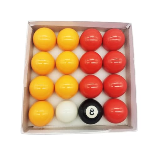 Bolas de billar con rodamiento equilibrado de resina y 2 pulgadas para tiros de alta precisión