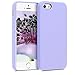 kwmobile TPU Silicone Case for Apple iPhone SE / 5 / 5S - Soft Flexible Rubber Protective Cover - Lavender