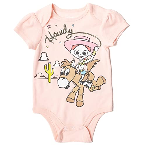 Disney Pixar Toy Story Lion King Minnie Mouse Baby Girls Bodysuit Pants and Headband 3 Piece Outfit Set Newborn to Infant3