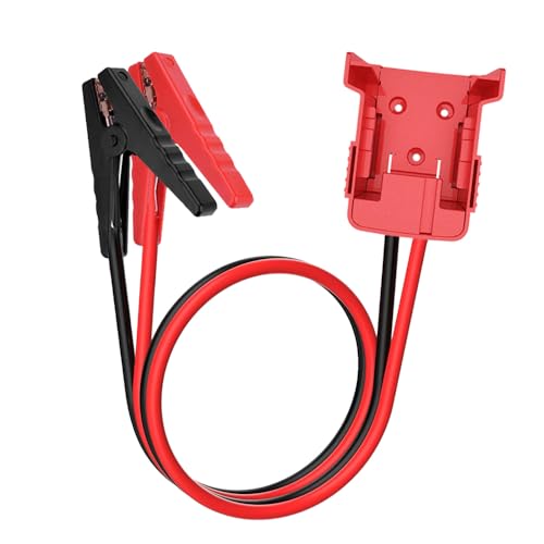 Jumper Cables Compatible with Milwaukee M18 Battery 2FT 8AWG Portable Battery Jumper Starter Automotive Booster Cables Power for Car Jump Starting Using Tool