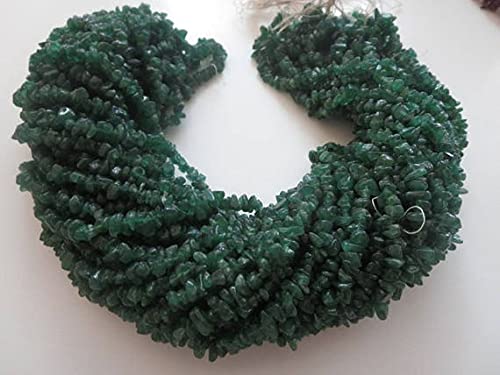 Aventurine verte en perles naturelles de 3-4 mm pour bijoux bien-être et lithothérapie