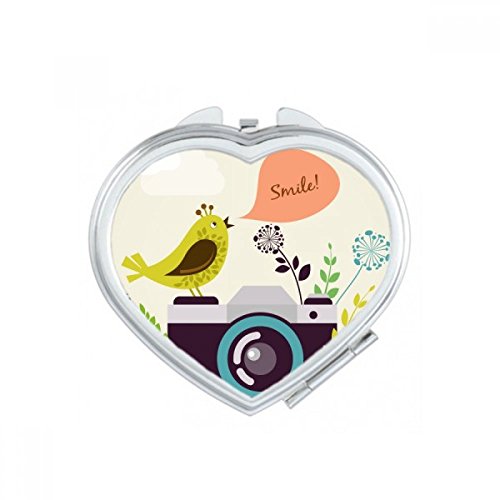 Miroir compact mignon petit cadeau de maquillage portable - 2