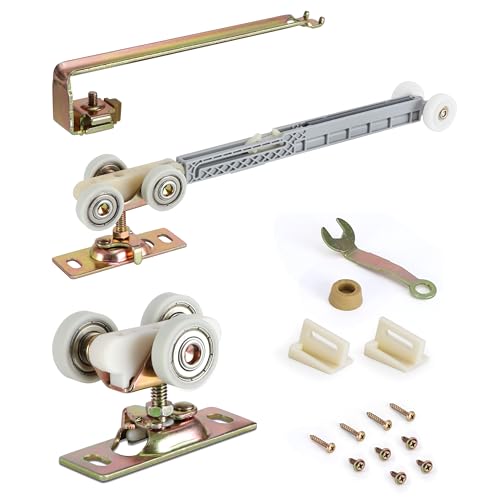 Image of Pocket Door Soft Close Mechaniss, Compatible with Johnson 1060 & 1062, Fits 100, 134F, 138F, 2610F Series Tracks, 1 inch Nylon Ball Bearing Tri-Wheel, Soft Close or Soft Open.