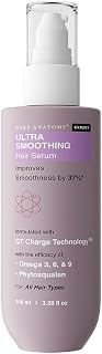 Bare Anatomy Ultra Smoothing Hair Serum with Carb Complex & Niacinamide - Tames Frizzy Dry Hair for Shiny Smooth Locks, Women & Men, 100ml
