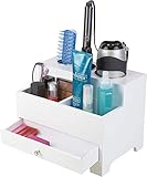 HomeRoots Hair Storage countertop organizer & holder, Hot Tools Storage Chest Organizer - 9” H x 12” W x 8.5” D