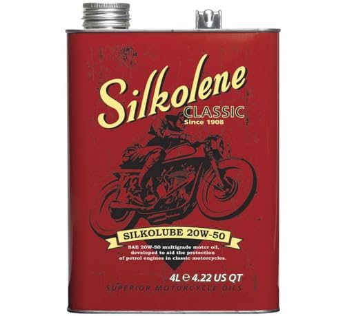 Silkolene classique Silkolube 20 W-50 Huile pour moto