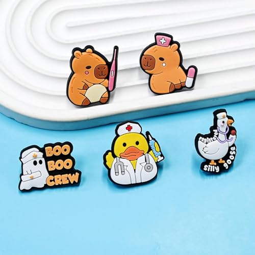 Image of Backpack Pins, Bulk Funny Cute Pins Aesthetic Lapel Pin for Backpacks /Jackets /Hats /Bags Women Nurse Teens Gifts
