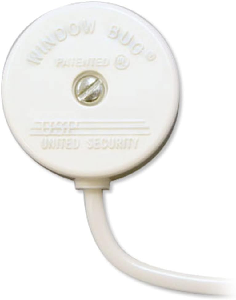 USP Window Bug Glass Break Sensor, White (724-White)